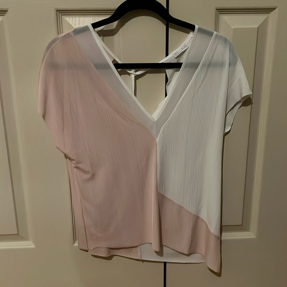 Zara asymmetrical blouse